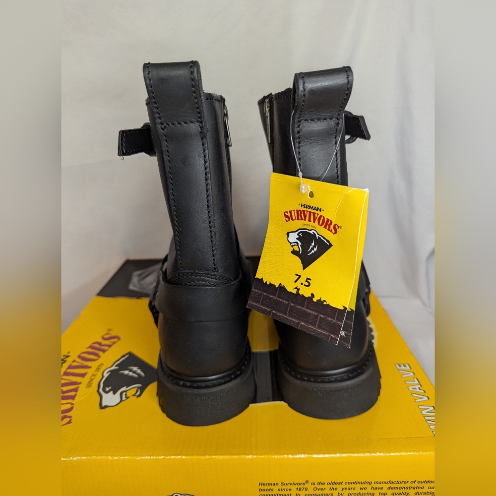 NWT Herman Survivors Men's Twin-Valve Work Boots Size 7.5 - Picture 9 of 11